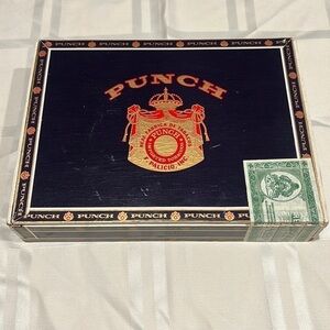 Punch Maduro Empty Original Cigar Box - Honduras